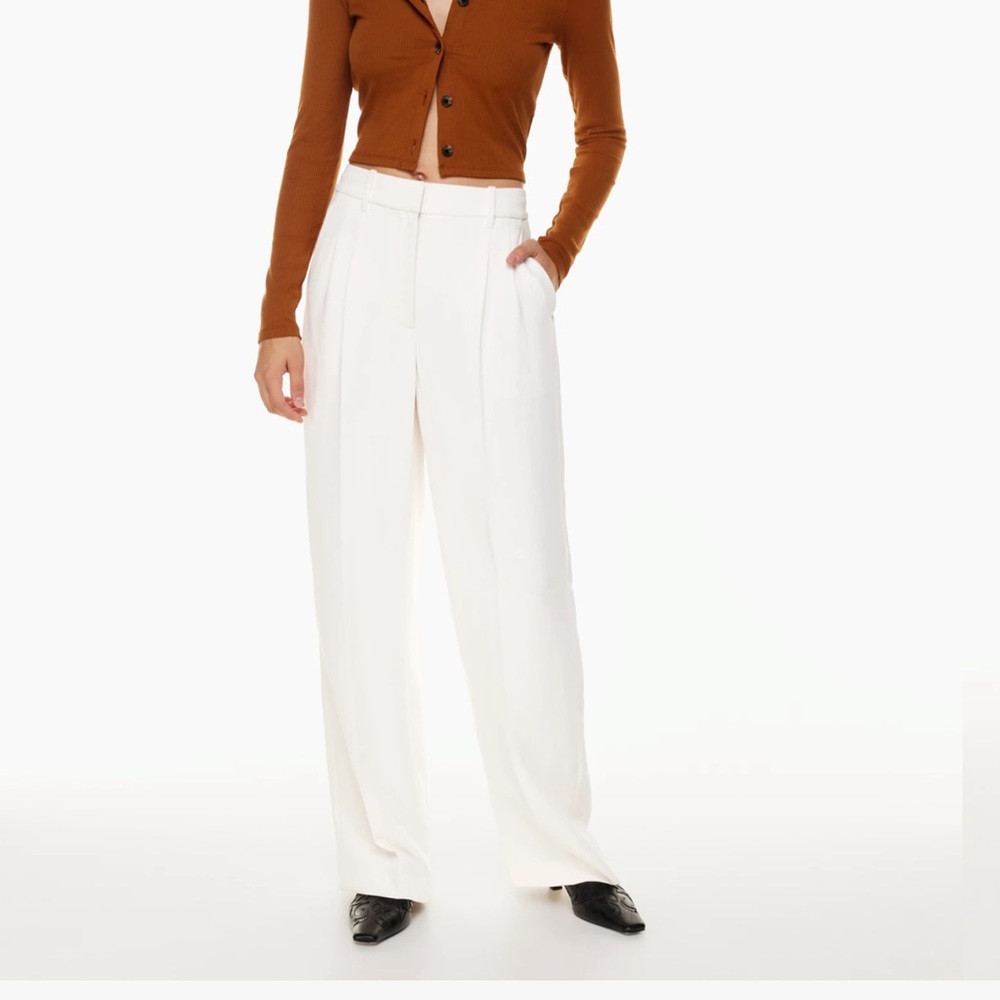 Aritzia Wilfred Effortless Pants - Light Birch - size 4